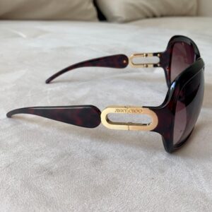 Óculos Jimmy Choo Tartaruga Roxo Marge/S