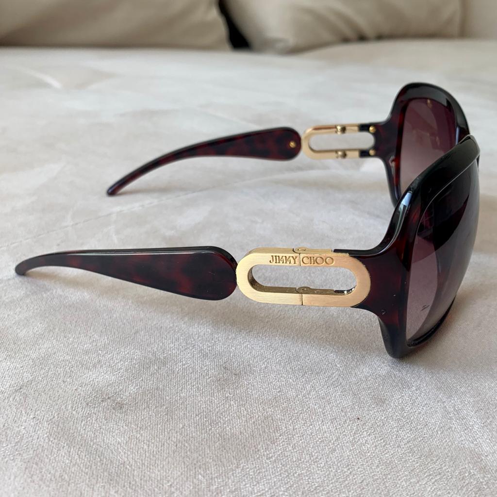 Óculos Jimmy Choo Tartaruga Roxo Marge/S