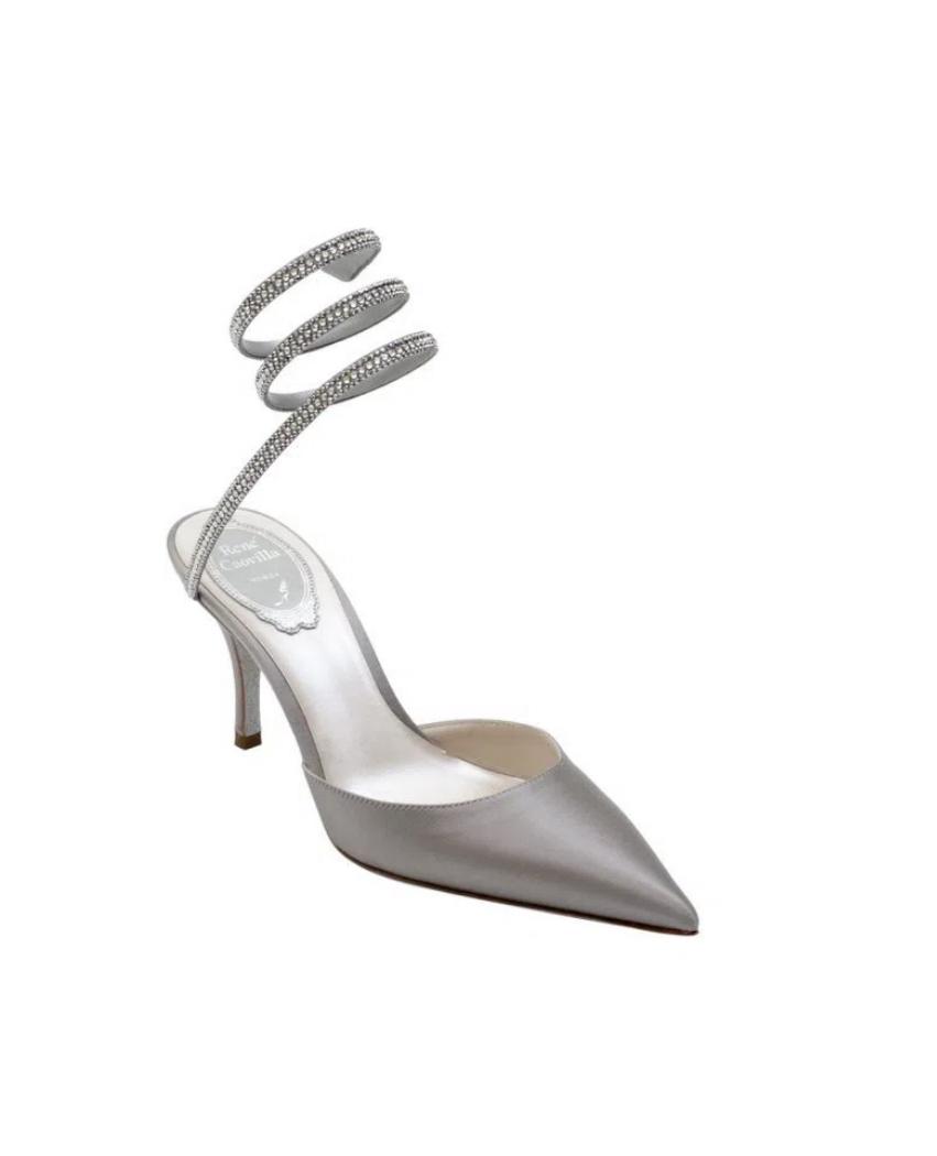 Scarpin René Caovilla Prata Tam. 37,5 Br
