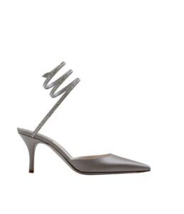 Scarpin René Caovilla Prata Tam. 37,5 Br