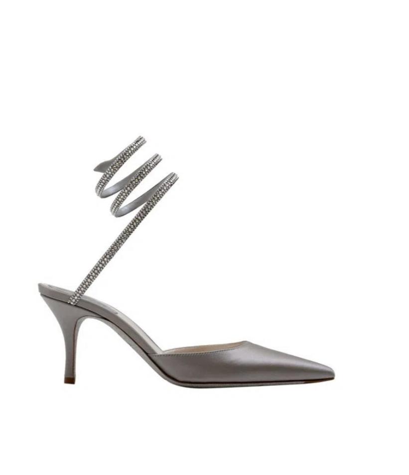 Scarpin René Caovilla Prata Tam. 37,5 Br