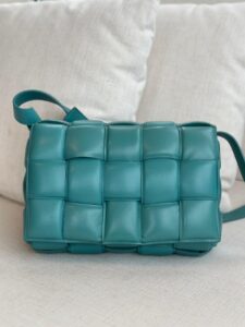 Bolsa Bottega Veneta Padded Cassete Azul