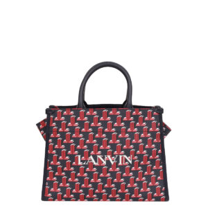 BOLSA LANVIN TOTE AZUL MONOGRAMA