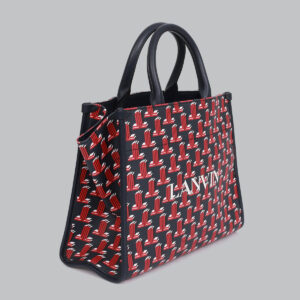 BOLSA LANVIN TOTE AZUL MONOGRAMA