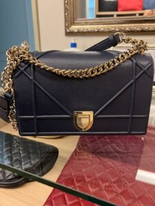 Bolsa Christian Dior Diorama Preta