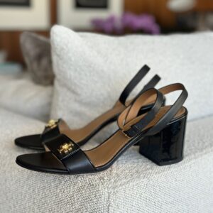 Sandalia Tory Burch Preta TAM. 37,5 BR