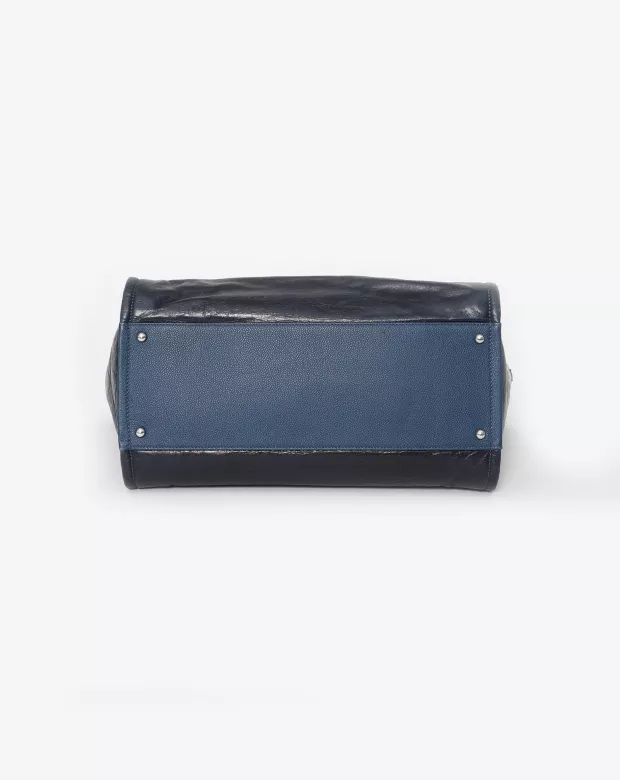 Bolsa Chanel Deauville Médio Azul