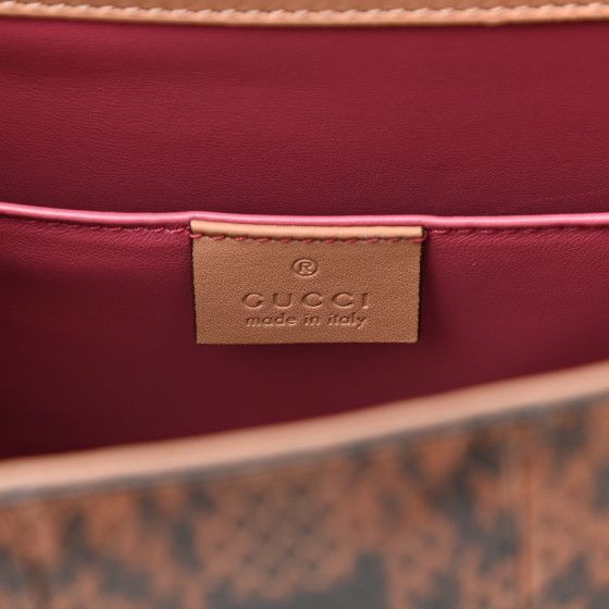 Bolsa Gucci Small Python Floral Médio