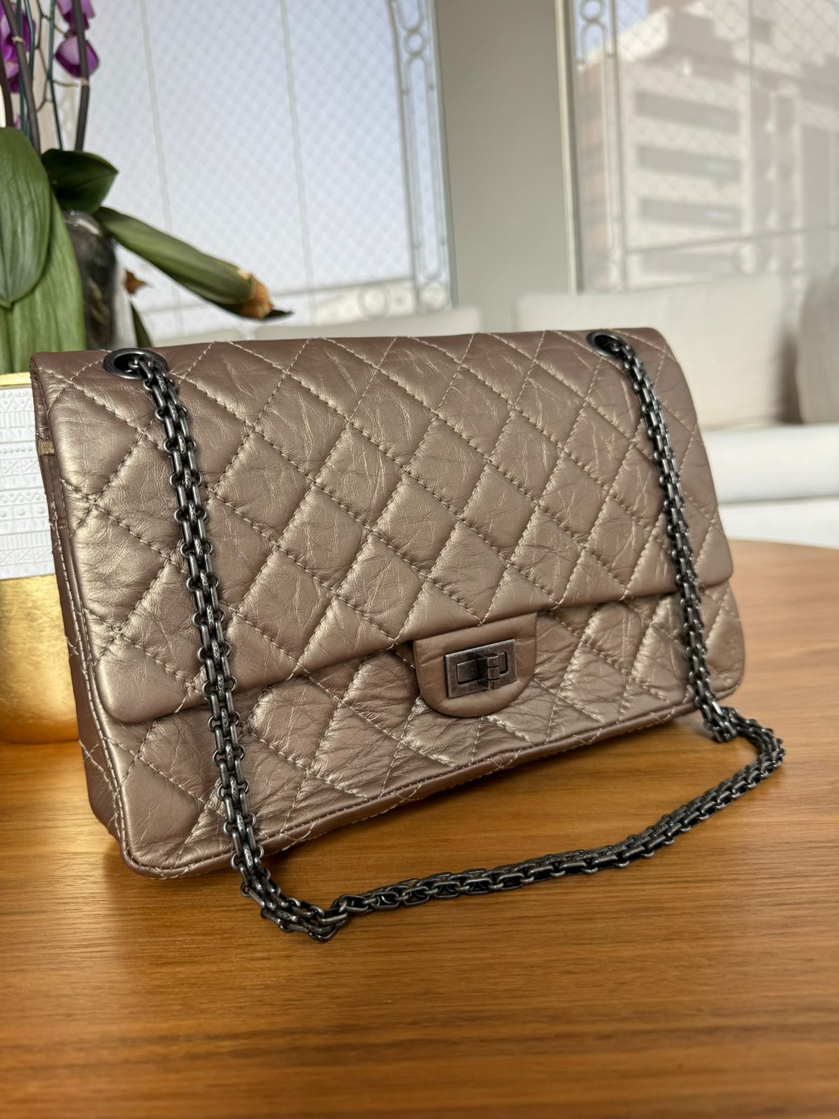 Bolsa Chanel 2.55 Bronze
