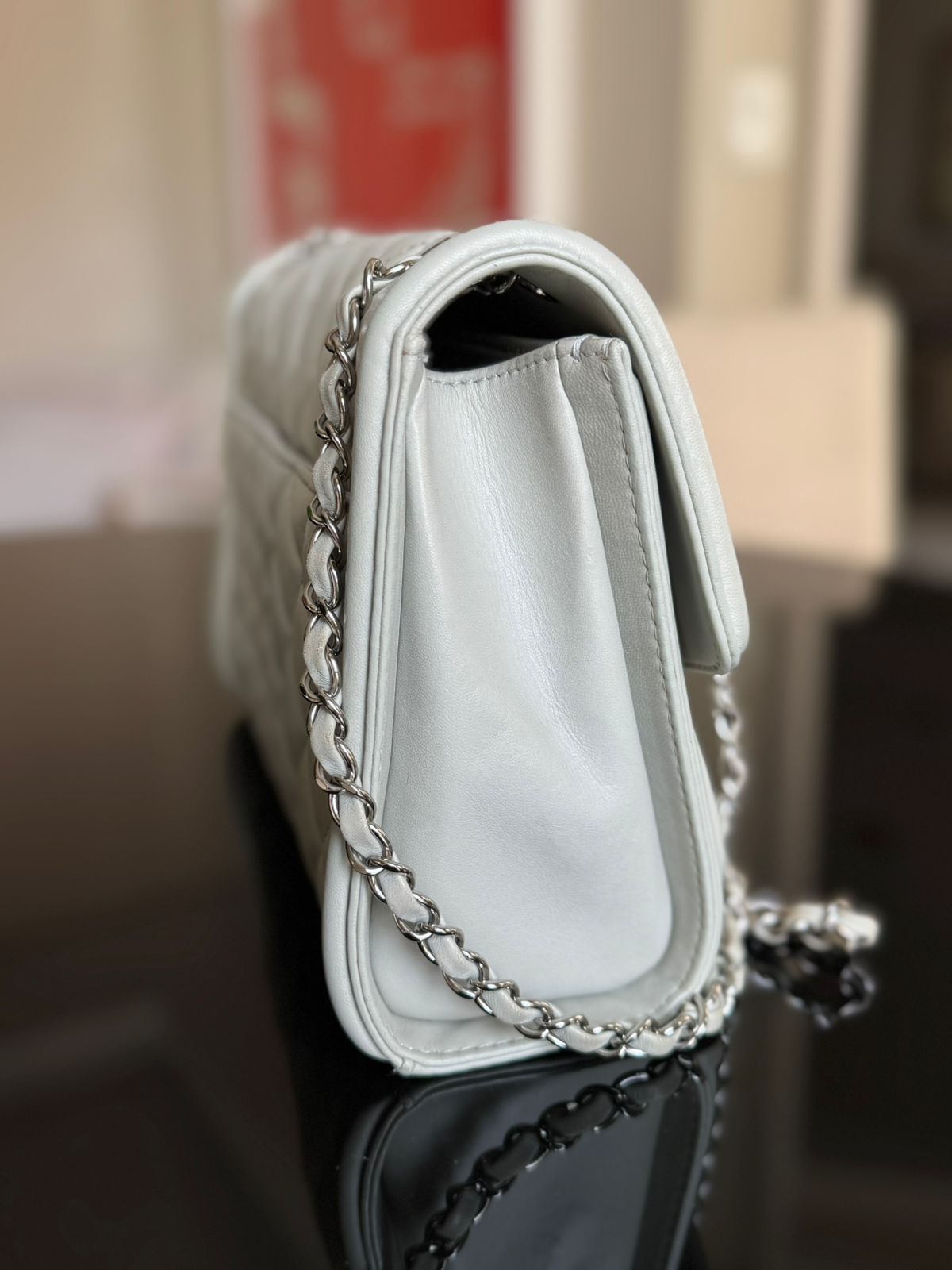 Bolsa Chanel Matêlasse Cinza