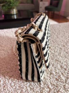 Bolsa Chanel Matêlasse Preta e Branca