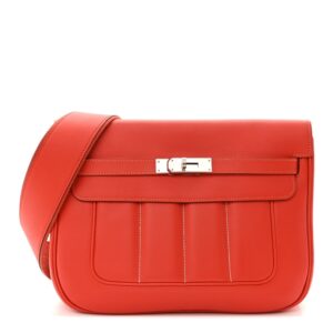 Bolsa Hermès Belrine vermelha