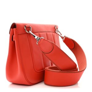 Bolsa Hermès Belrine vermelha