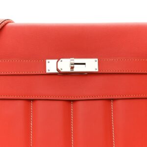 Bolsa Hermès Belrine vermelha
