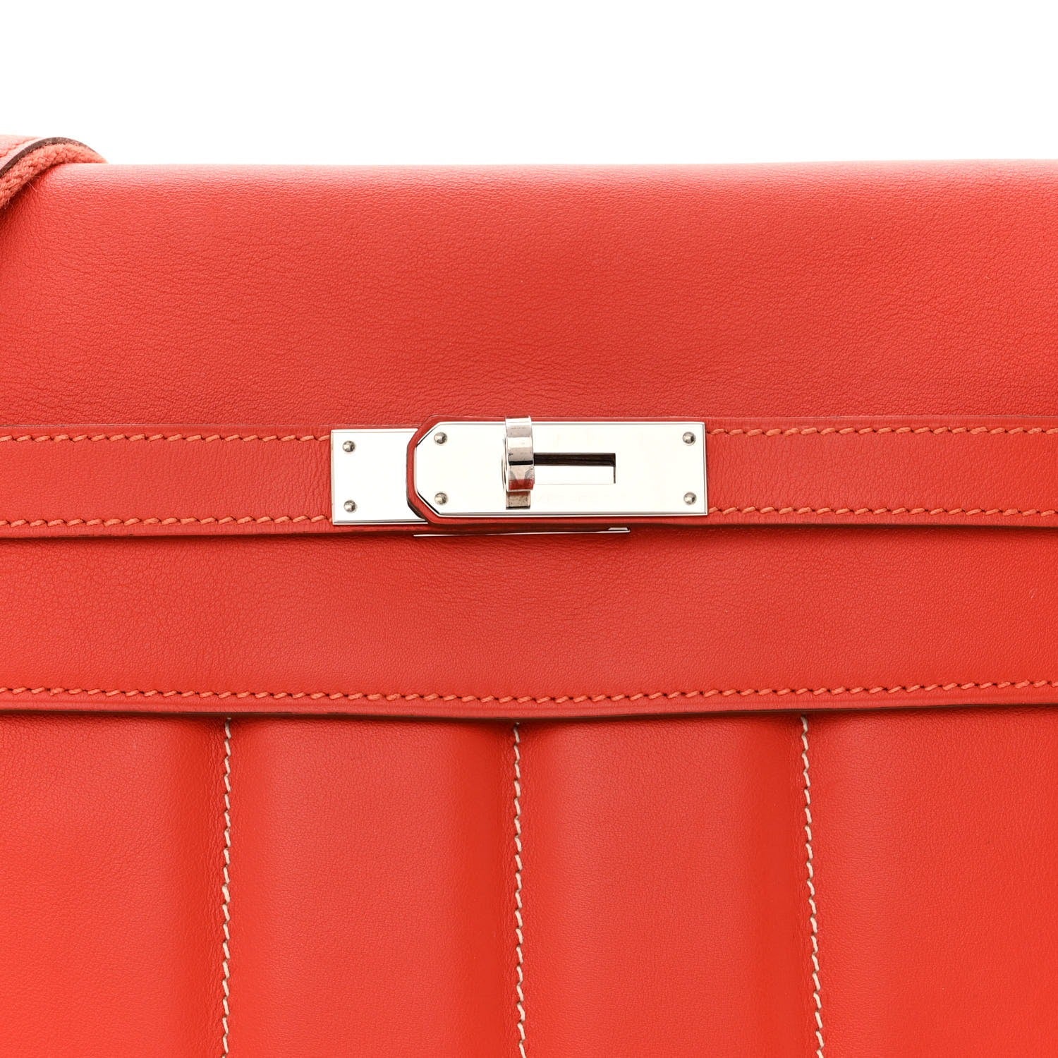 Bolsa Hermès Belrine vermelha