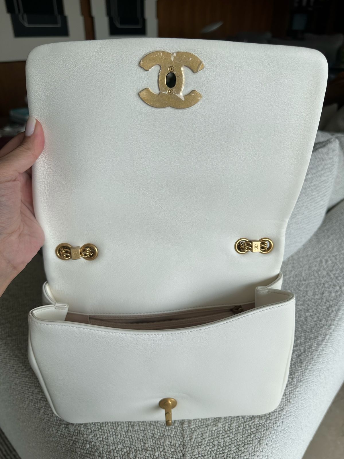 Bolsa Chanel Branca