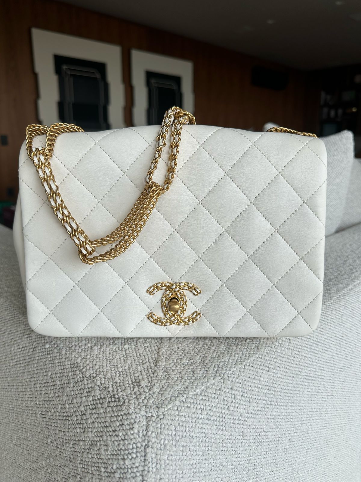 Bolsa Chanel Branca