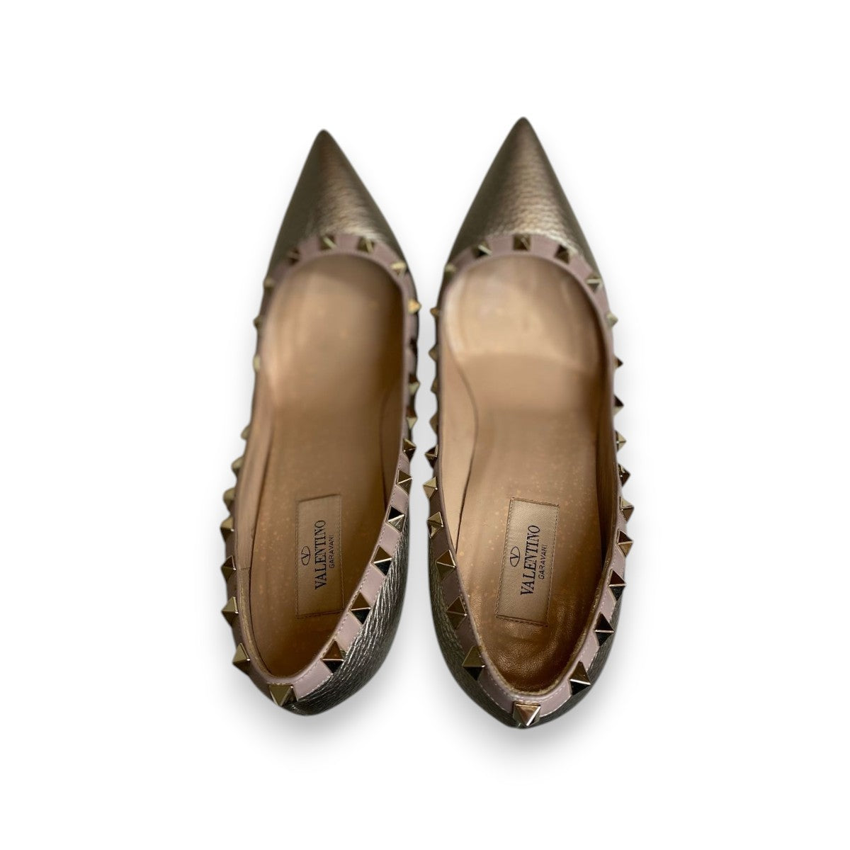 Scarpin Valentino Dourado tam. 37,5 br