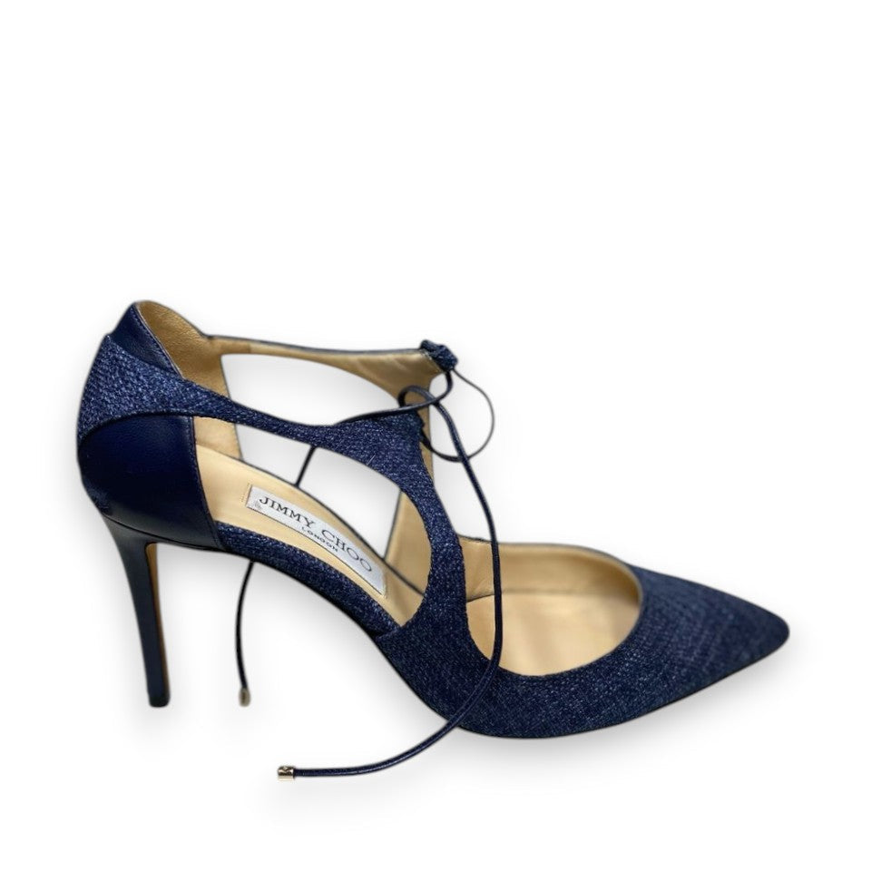 Scarpin Jimmy Choo Azul Tam. 37,5 br