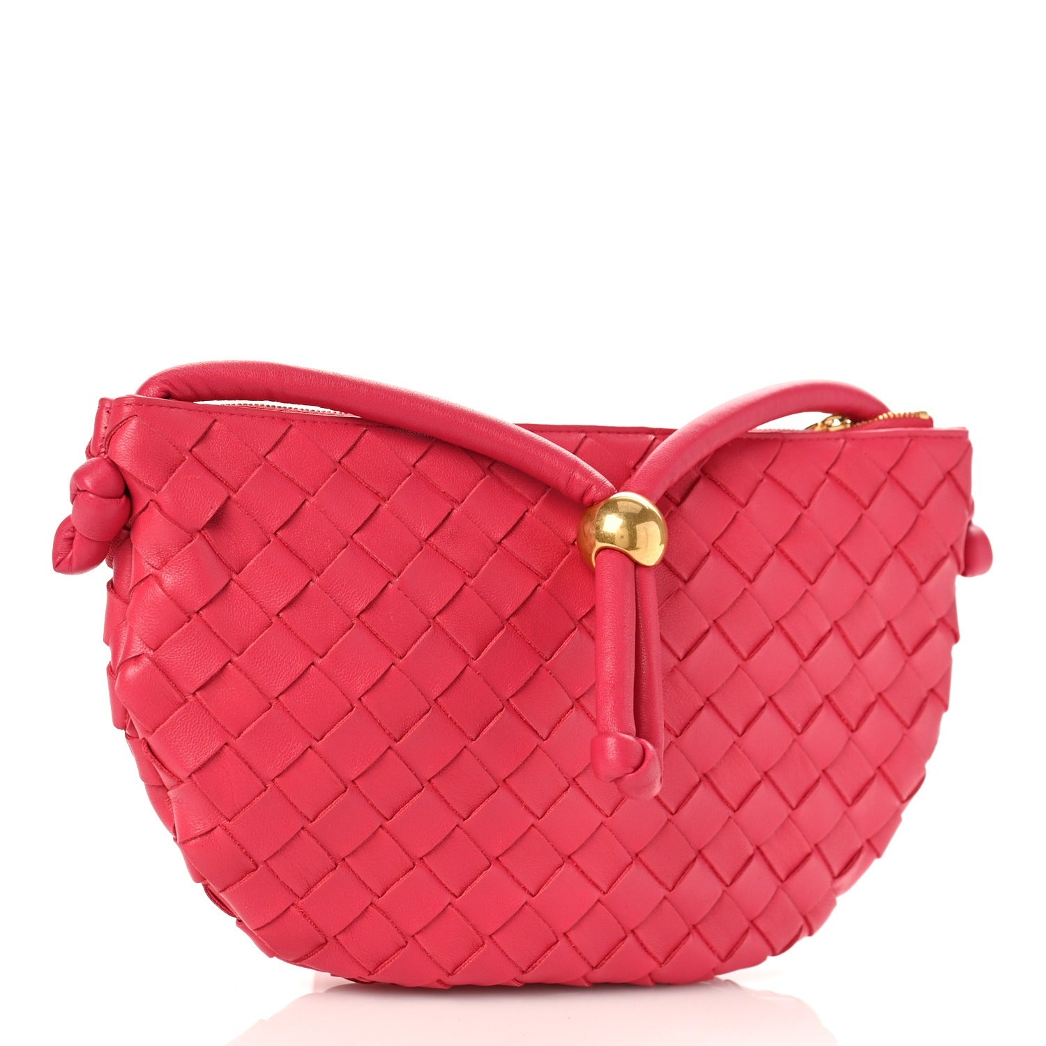 Bolsa Bottega Veneta Turn Pouch Rosa