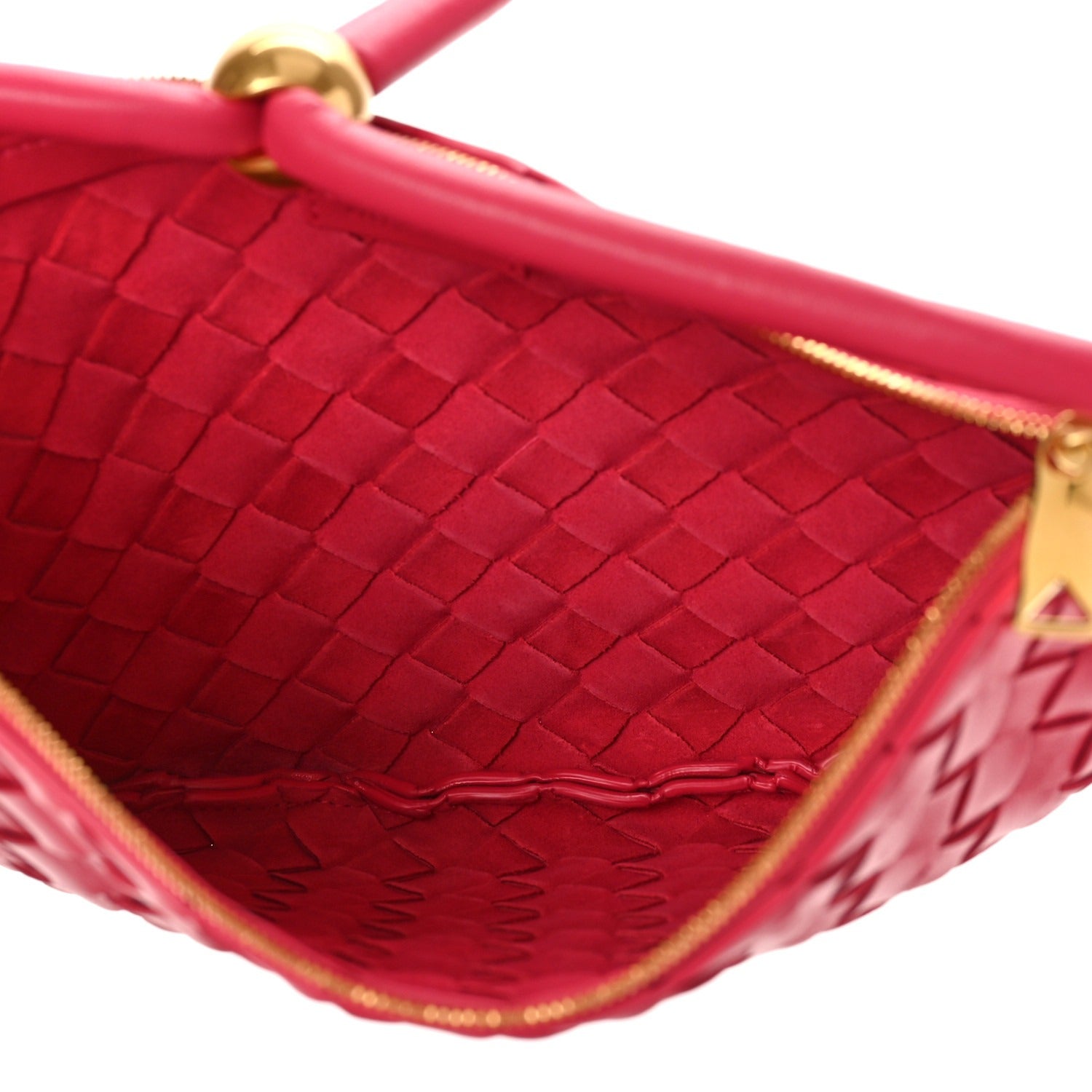 Bolsa Bottega Veneta Turn Pouch Rosa