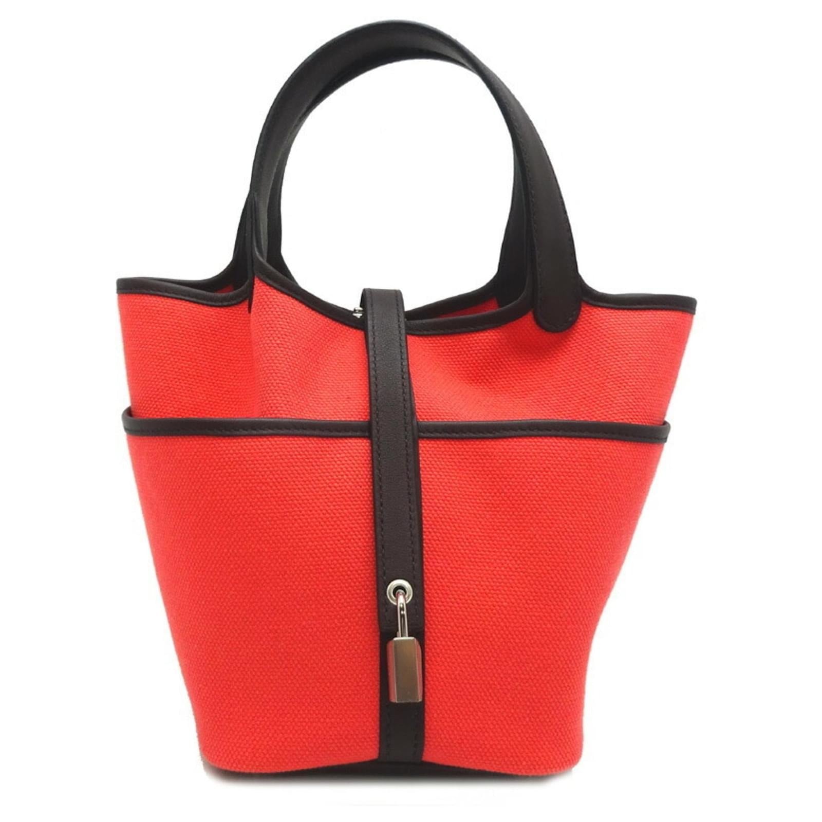 Bolsa Hermès Picotin Vermelha