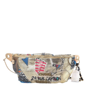 ⁠Bolsa Chanel Bum Bag Grafitti