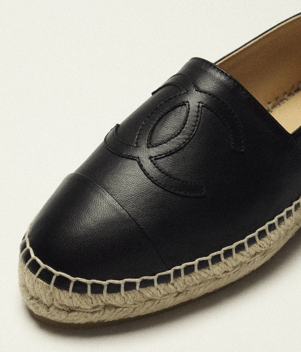 Espadrille Chanel Preta tam. 38 br