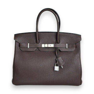 Bolsa Hermès Birkin 35 Marrom