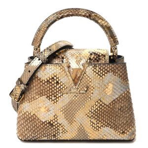 Bolsa Louis Vuitton Capucines Python