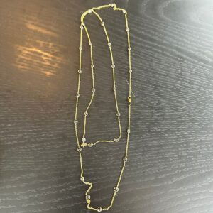 Colar Joalheira Pessoal Pedras Negras