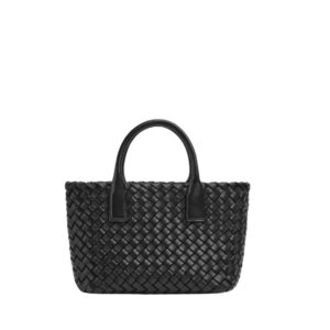 Bolsa Bottega Veneta Mini Cabat Azul Marinho