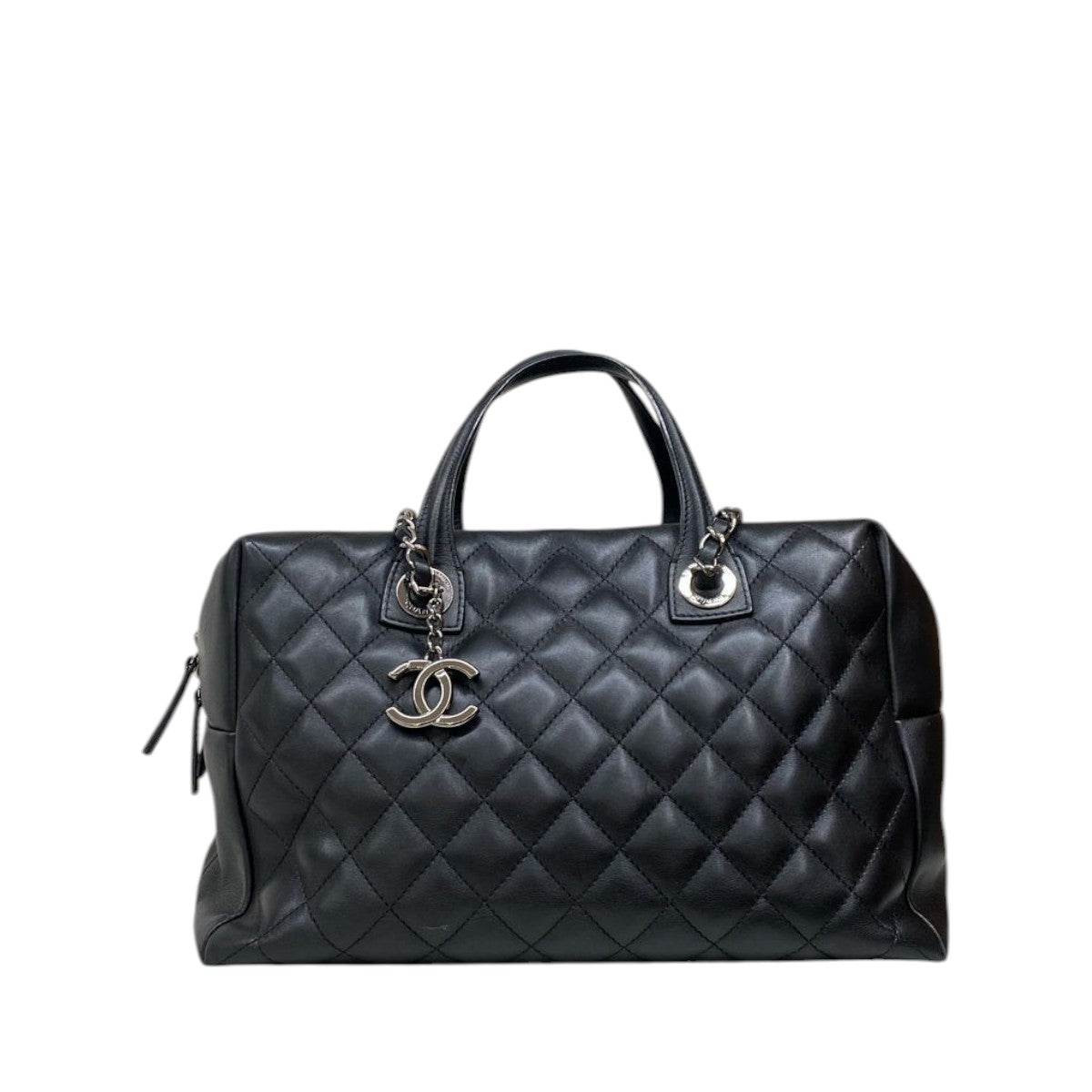 Bolsa Chanel Bowling Tote Preta