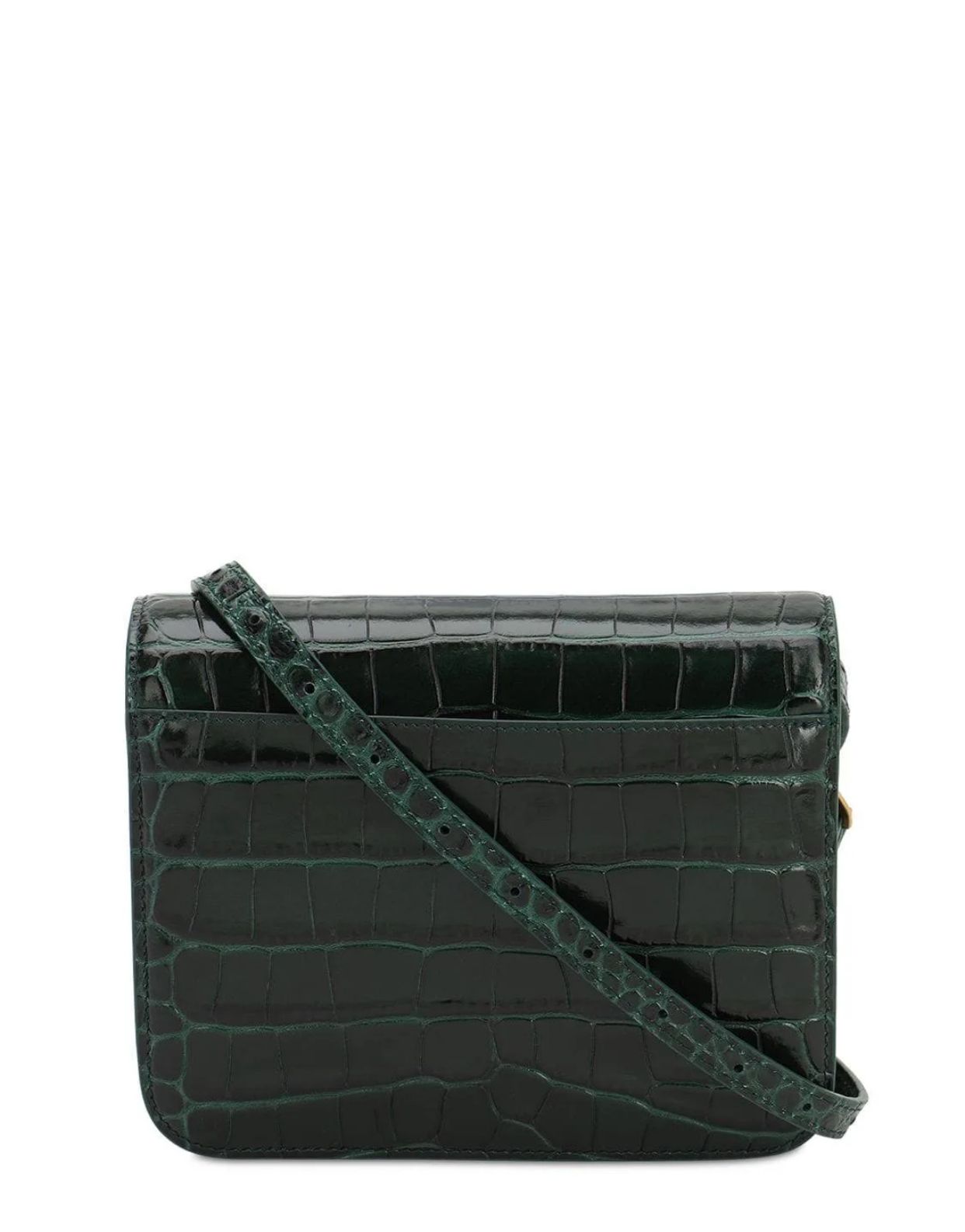 Bolsa Balenciaga Croc Effect B Verde
