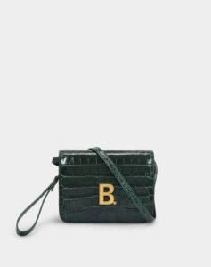 Bolsa Balenciaga Croc Effect B Verde