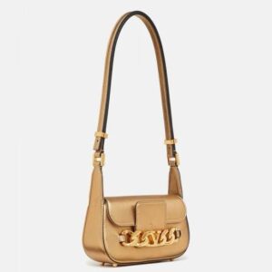Bolsa Valentino VLogo Chain Brass
