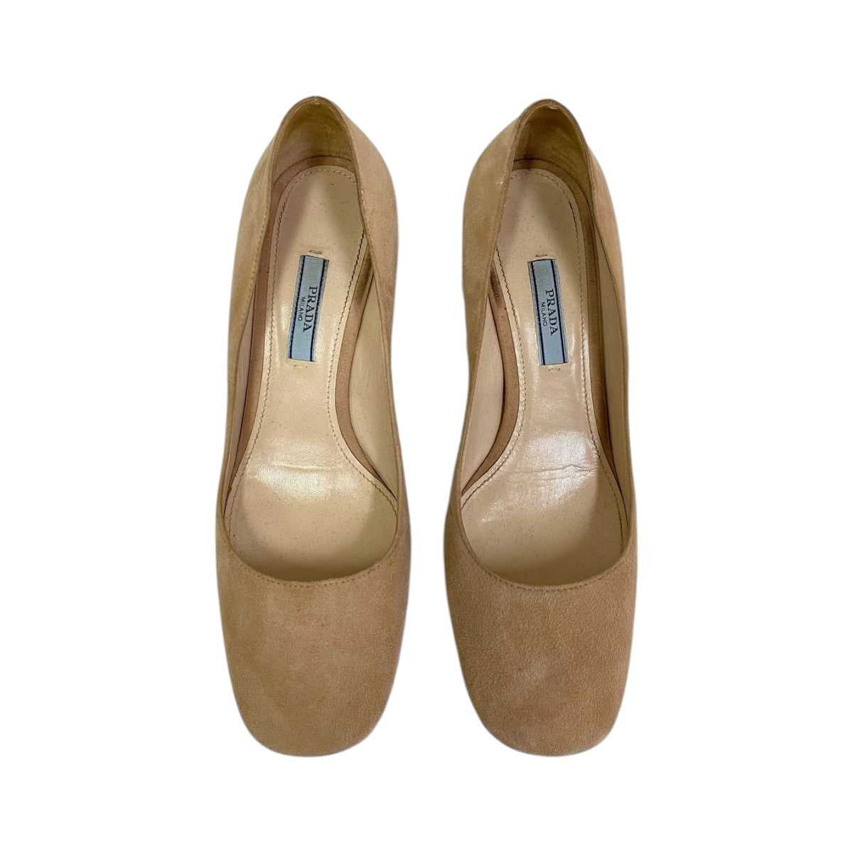 Sapato Prada Nude Camurça Tam. 34,5 Br