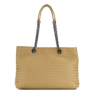 Bolsa Bottega Veneta Nappa Tote Caramelo