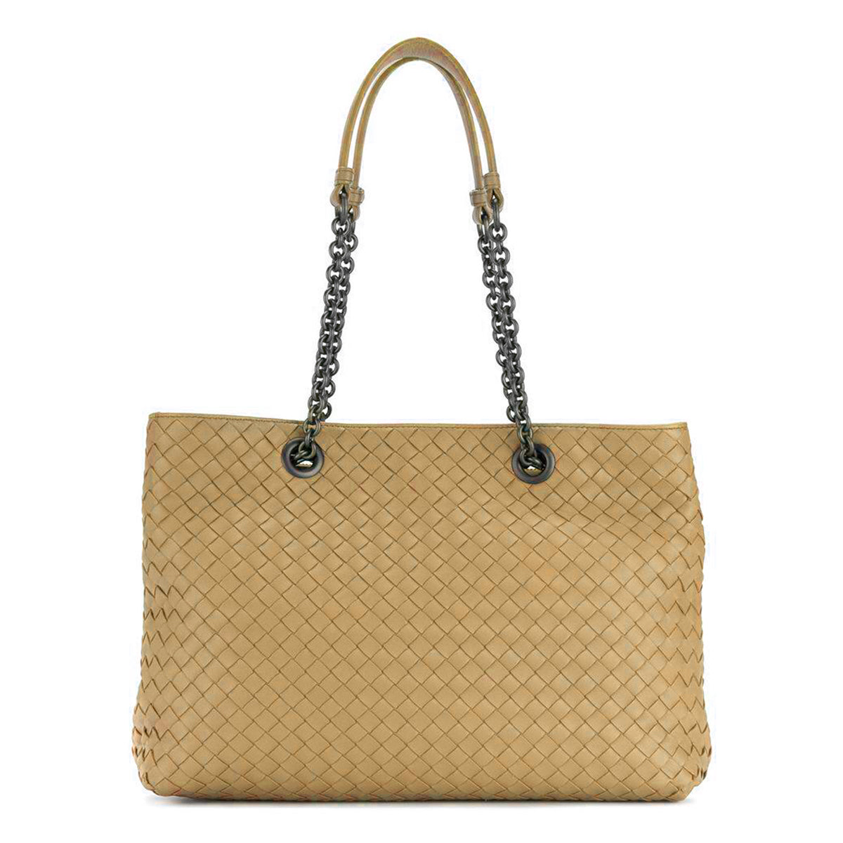 Bolsa Bottega Veneta Nappa Tote Caramelo