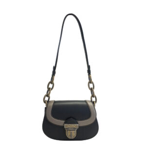Bolsa Bottega Veneta The City Knot Preta Pequena