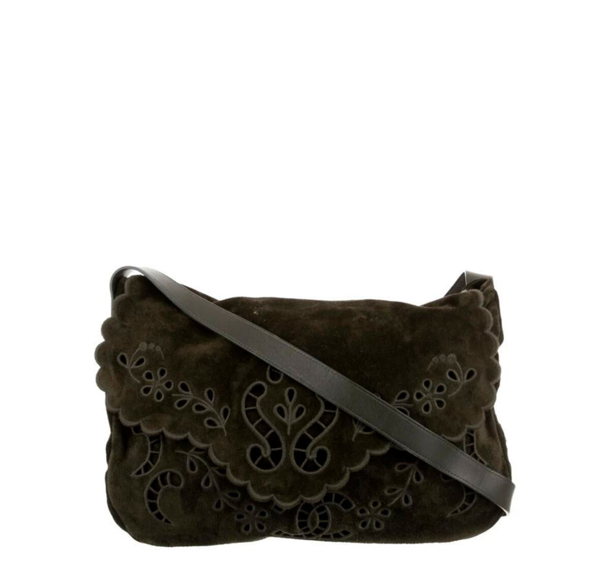 Bolsa Chanel Camurça Verde Musgo