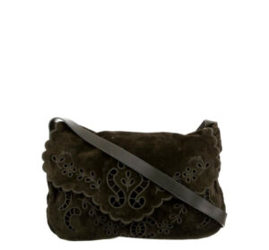 Bolsa Chanel Camurça Verde Musgo