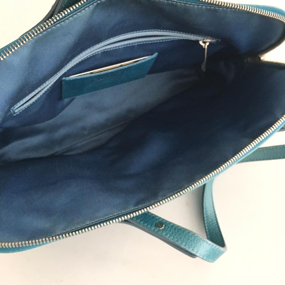 Bolsa Chanel Azul Turquesa