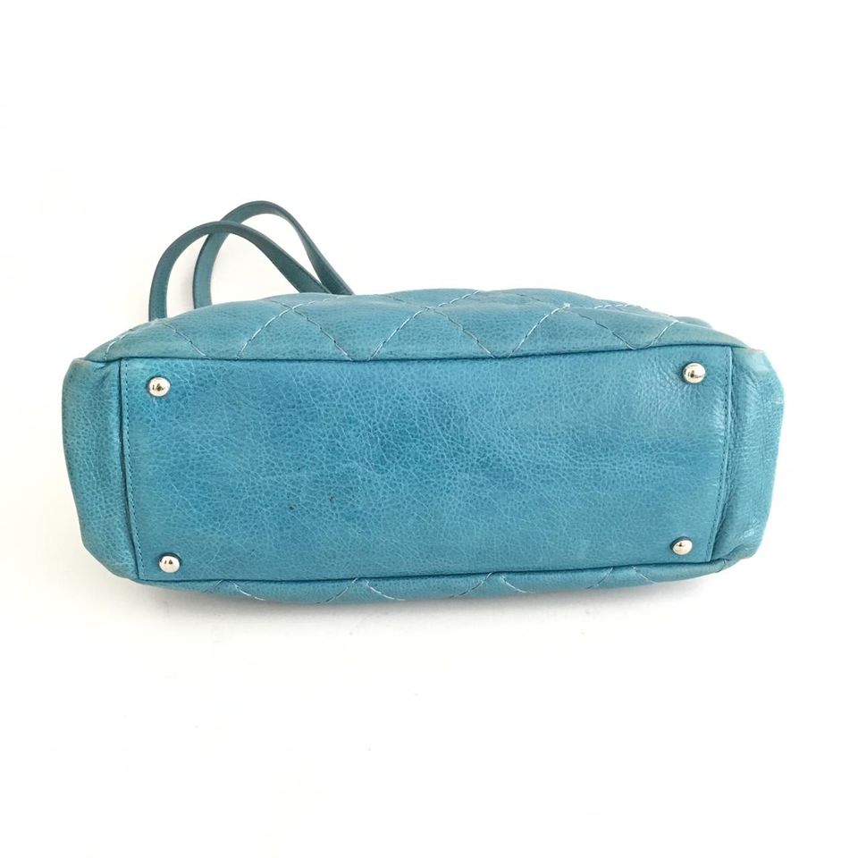 Bolsa Chanel Azul Turquesa