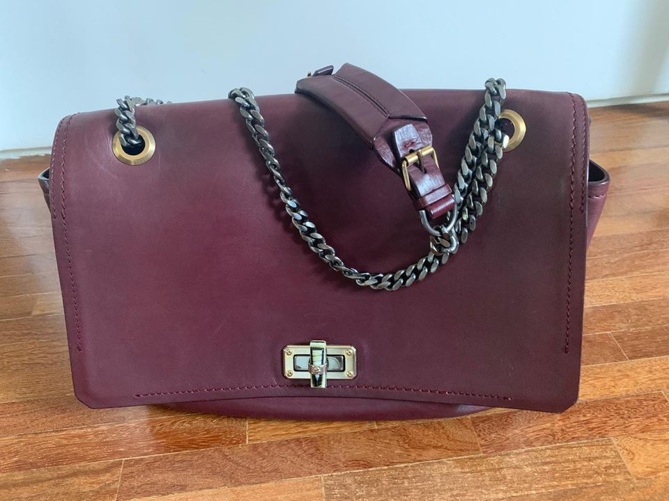 Bolsa Lanvin Happy Média Vinho