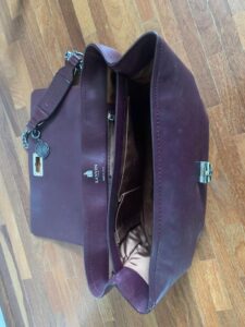 Bolsa Lanvin Happy Média Vinho