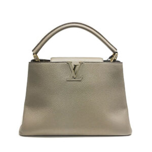 Bolsa Louis Vuitton Capucines Bege Grande