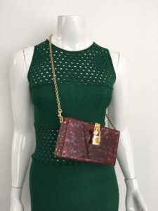 Clutch Dolce & Gabbana Belleza Box Acrilico Renda Vermelha