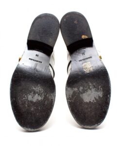 Bota Balenciaga Branca Com Fivelas Tam. 38