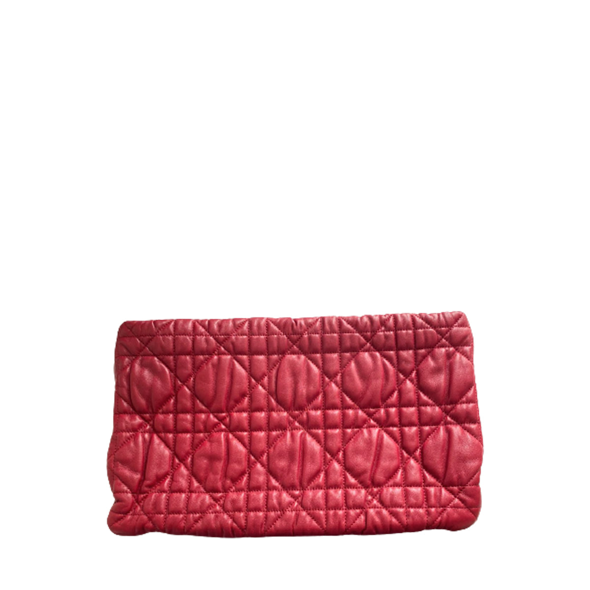 Clutch Dior Couro Vermelha